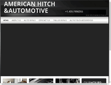 Tablet Screenshot of americanhitchokc.com